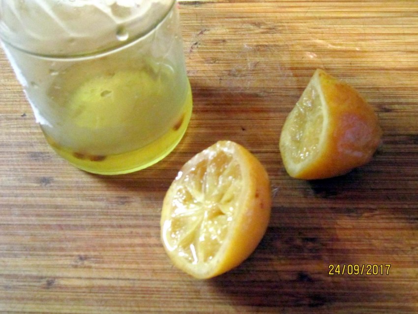 Лимоны по мароккански с маслом