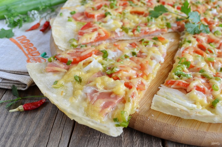 Мексиканская лепешка с начинкой