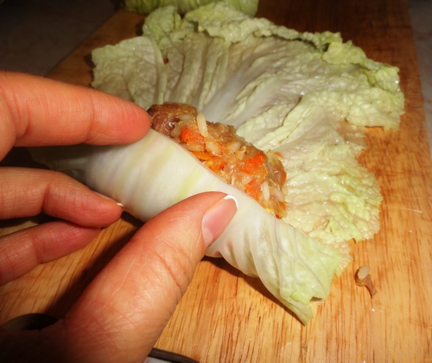 Голубцы с капустой и фаршем