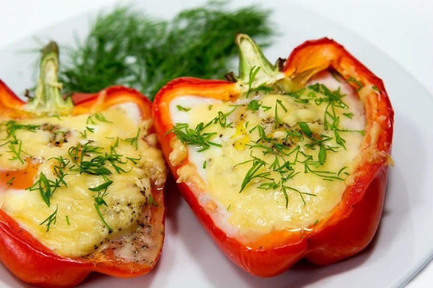 Запеченный болгарский перец