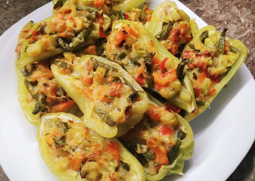 Лодочки из болгарского перца