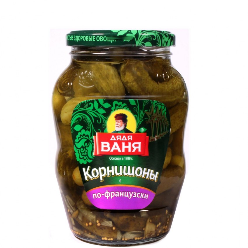 Огурцы дядя Ваня по-берлински корнишоны 350г
