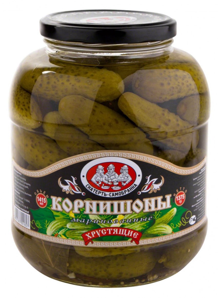 Огурчики "Пиканта" Маринов.3-6см 520г 1/6