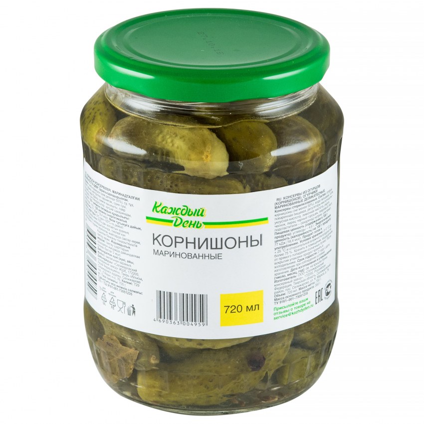 Огурцы корнишоны Кюне