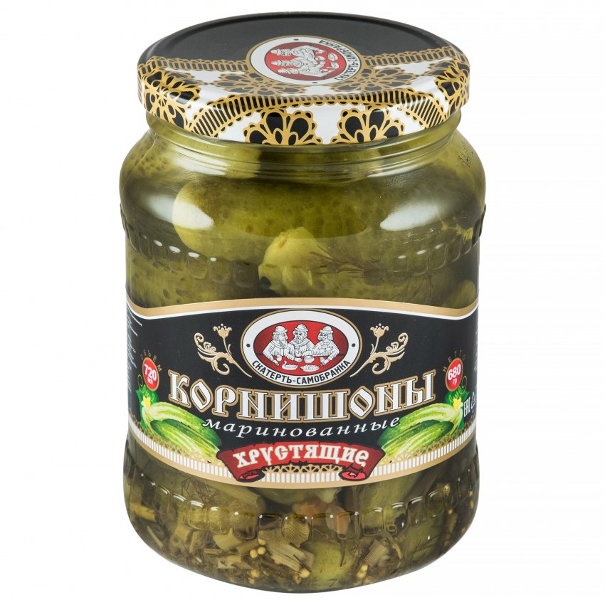 Огурцы корнишоны Пикули