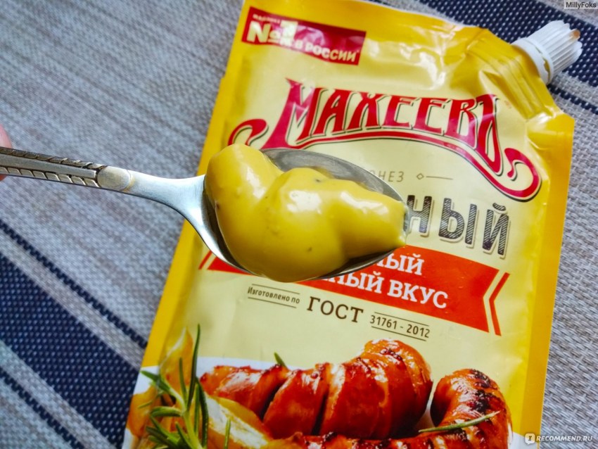 Махеевъ майонез горчичный 400гр
