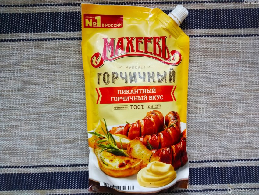 Майонез Махеев этикетка