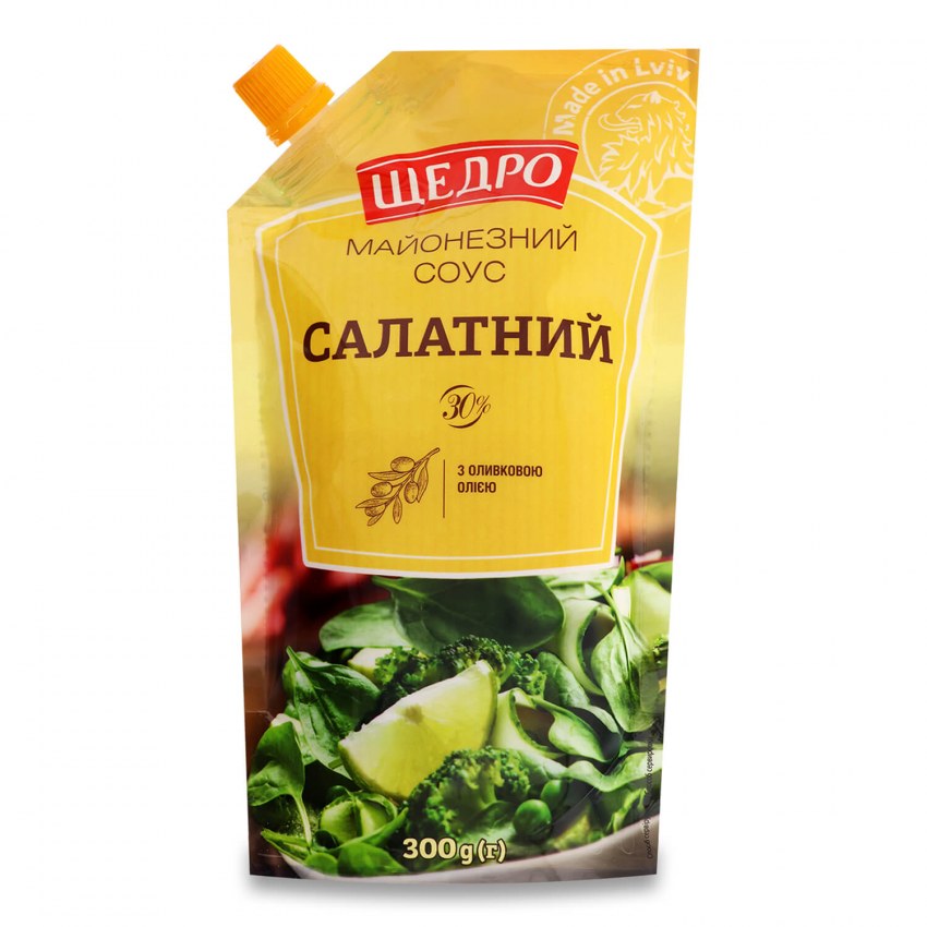 Соус Слобода сырный 60% 220мл