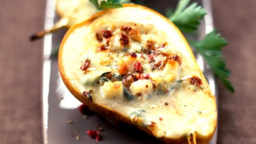 Груша с сыром с плесенью