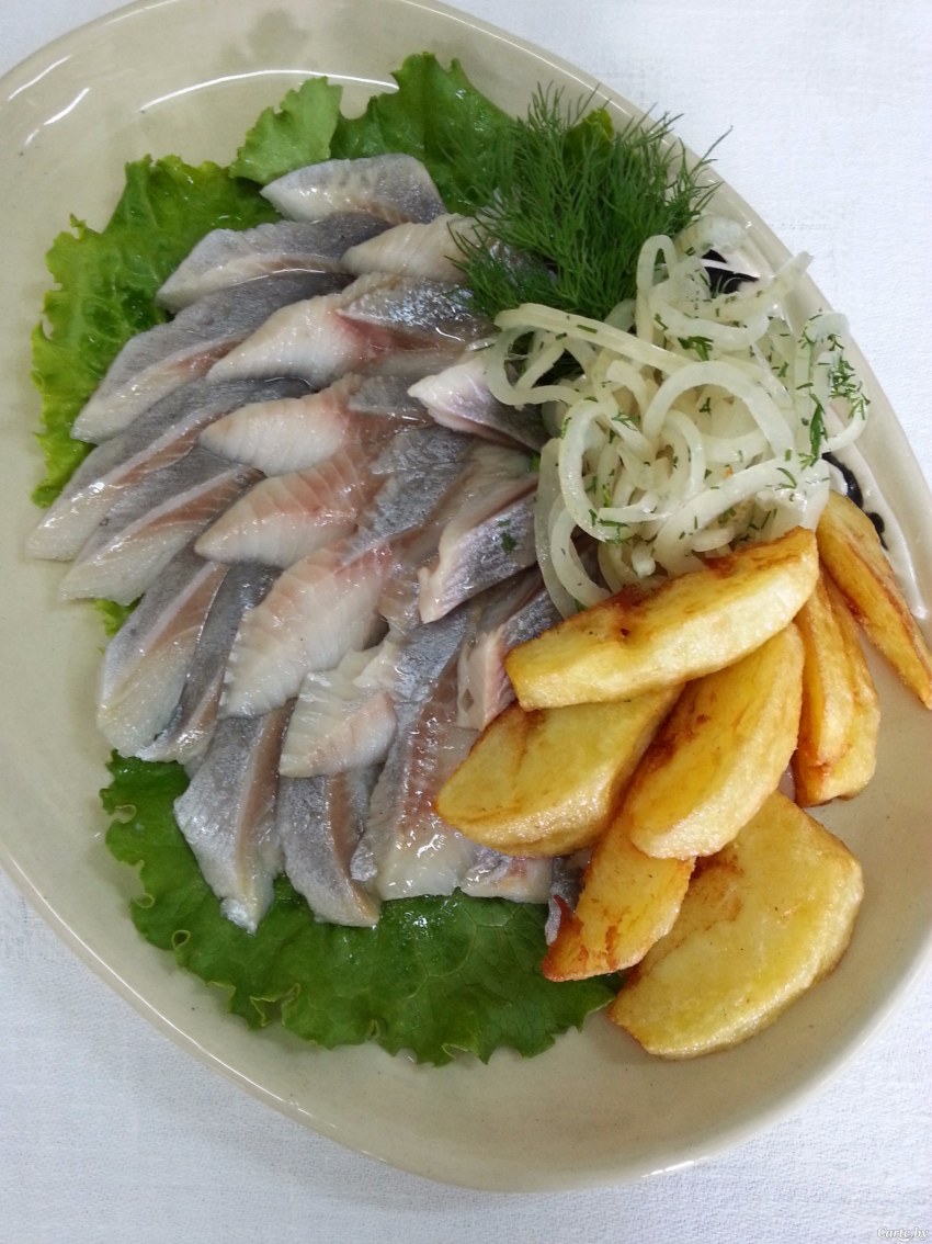 Сельдь с картофелем