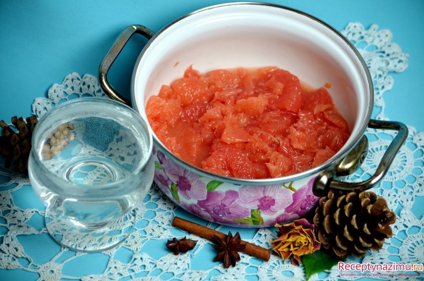 Варенье из корок грейпфрута