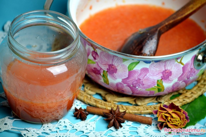 Джем из грейпфрута с желатином
