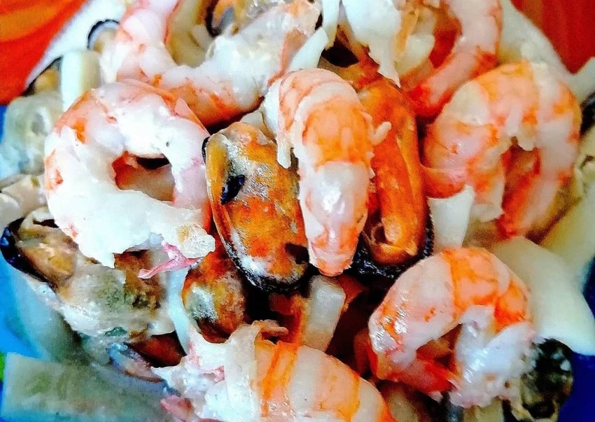 Кальмар блюдо