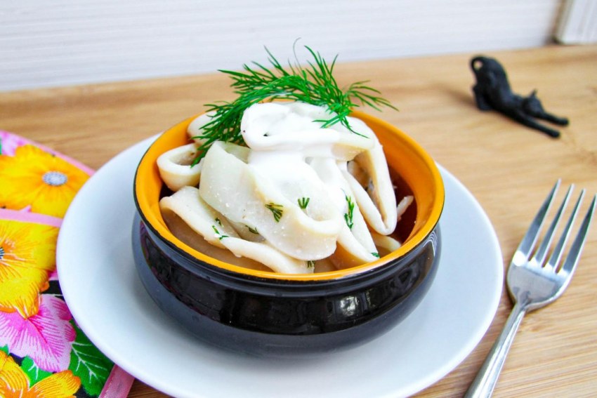 Жареные кальмары