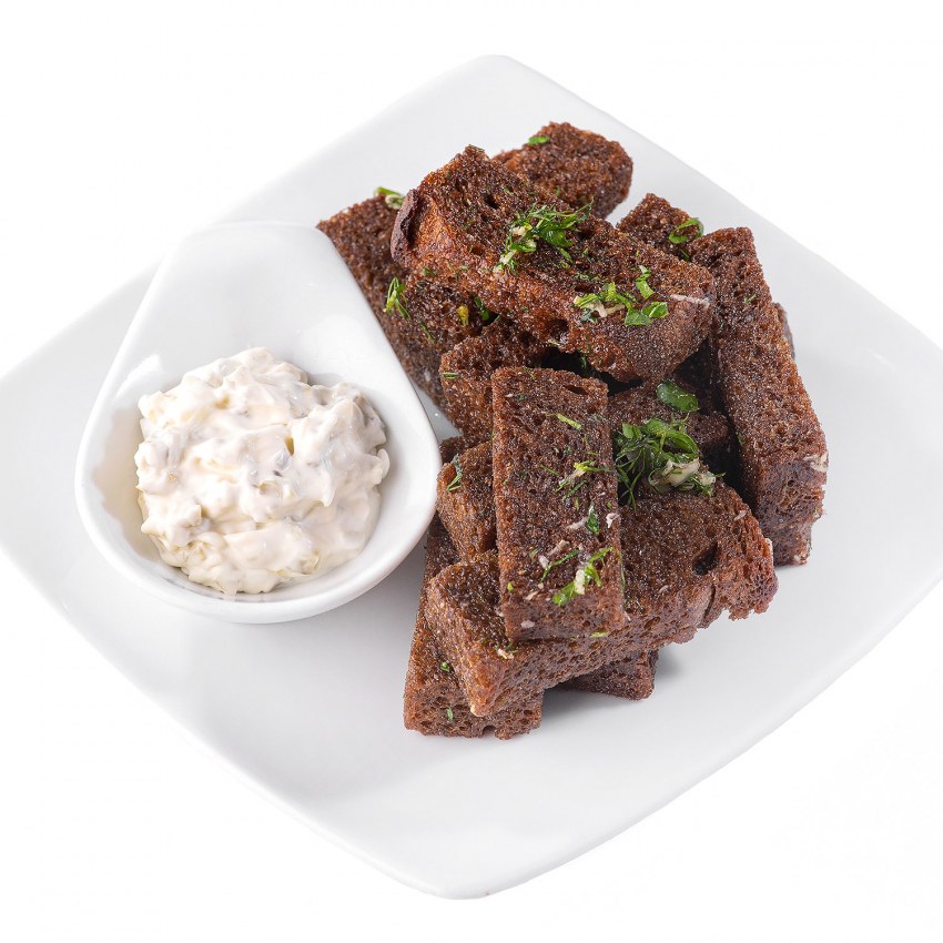 Гренки ломтиками