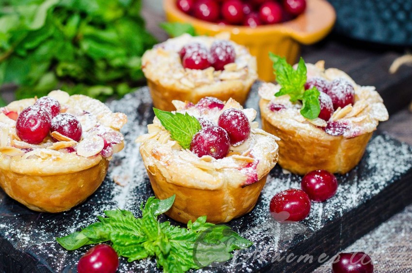 Пирожное корзиночка с маскарпоне