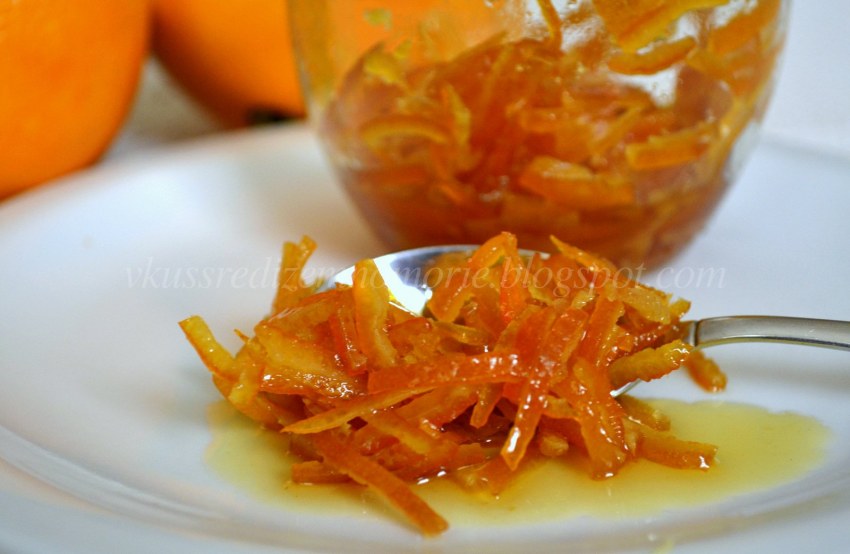 Салат из апельсиновых корок