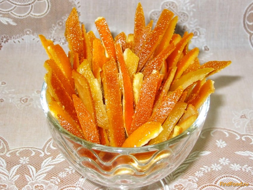 Апельсиновые цукаты кружочками