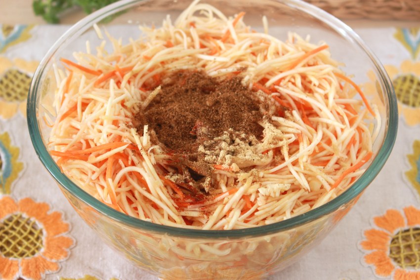 Корень сельдерея по корейски