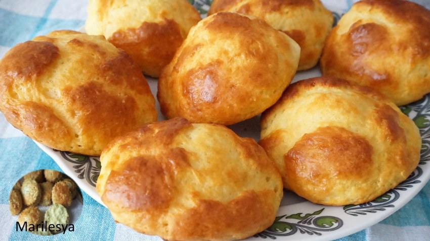 Творожные булочки без дрожжей