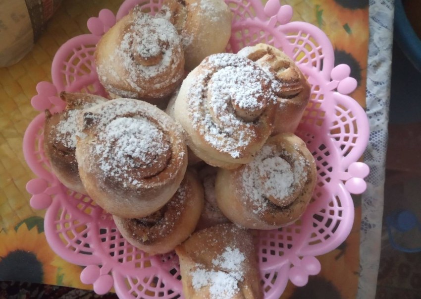 Булочки с творогом
