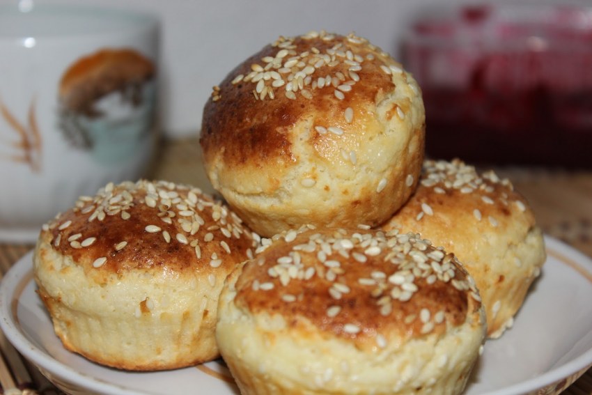 Булочки из творога