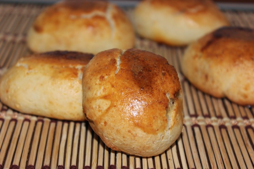 Булочки розочки с творогом