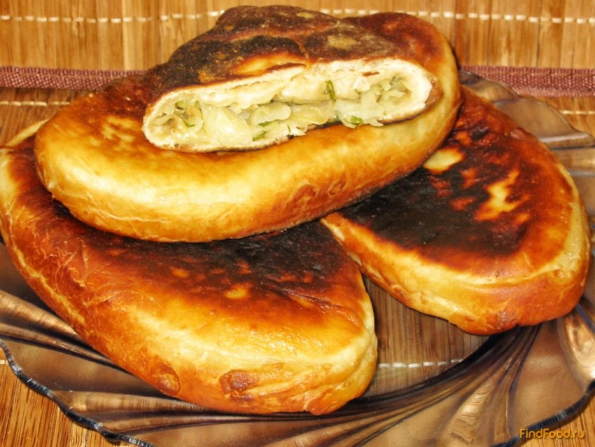 Пирожки с капустой жареные