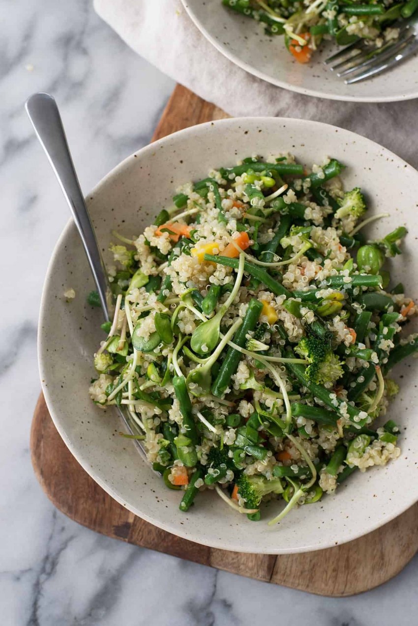 Quinoa Carrot Vegan Green
