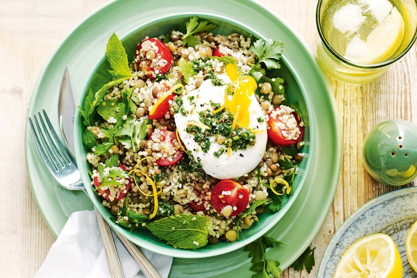 Green Salad with Eggs