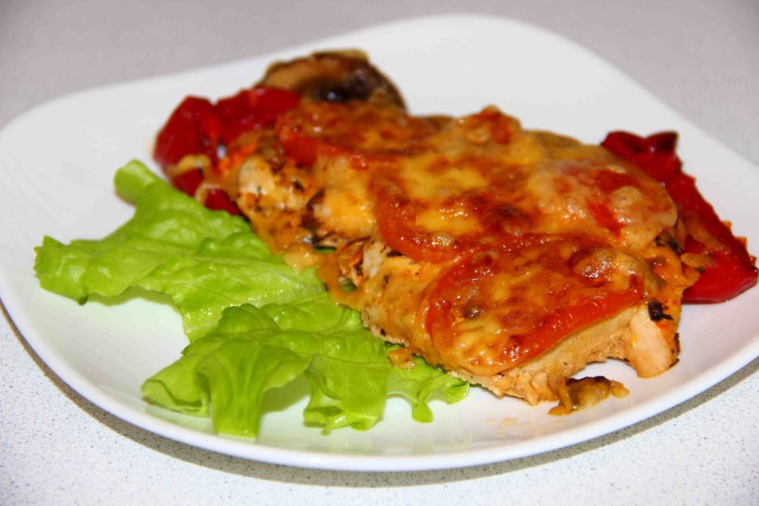 Куриная грудка в медовом соусе