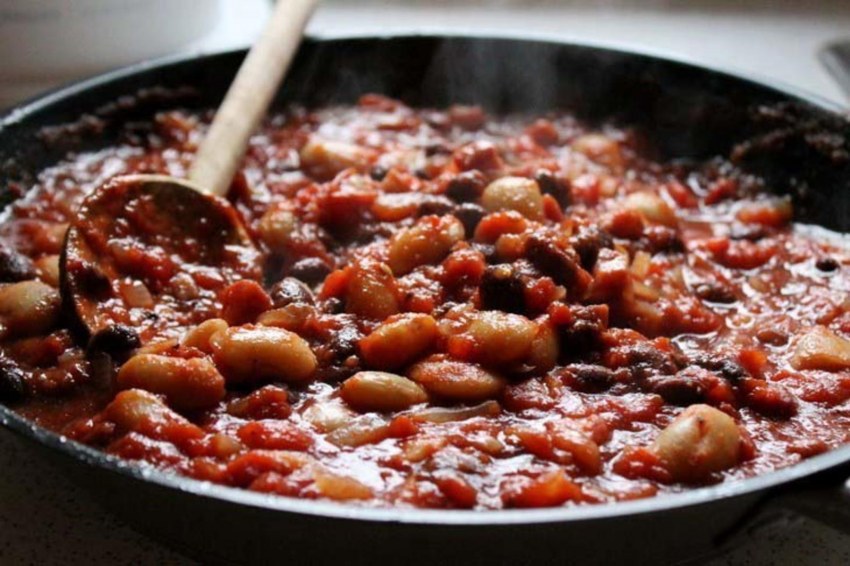 Куриная грудка с овощами в духовке