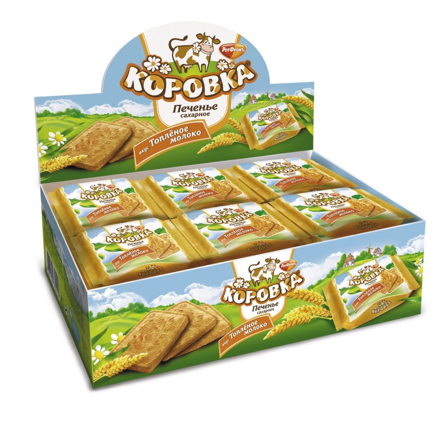 Печенье коровка вкус топленое молоко, 42 г