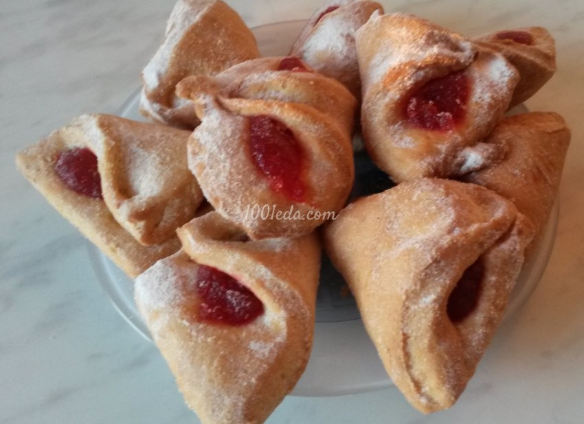 Печенье с творогом и джемом