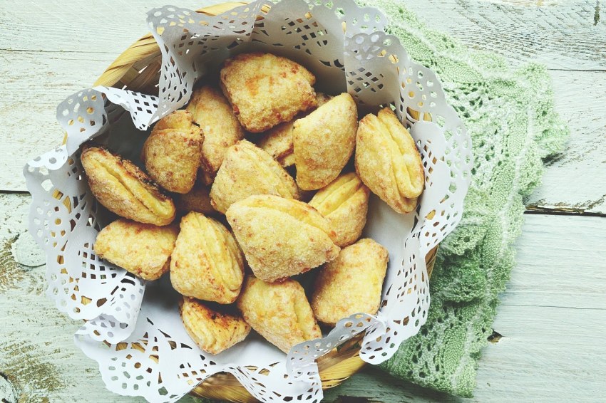 Печенье с творожной начинкой