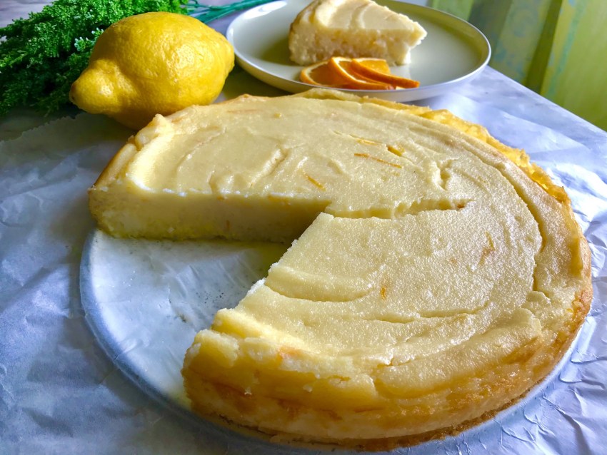 Пирог из манной крупы