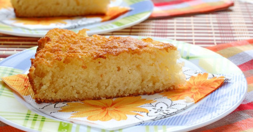 Яблочный пирог с манкой