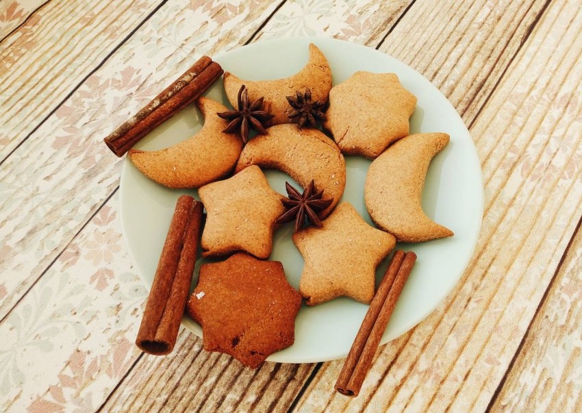 Овсяное печенье с корицей