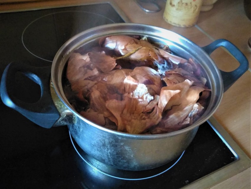 Засолка сала в луковой шелухе