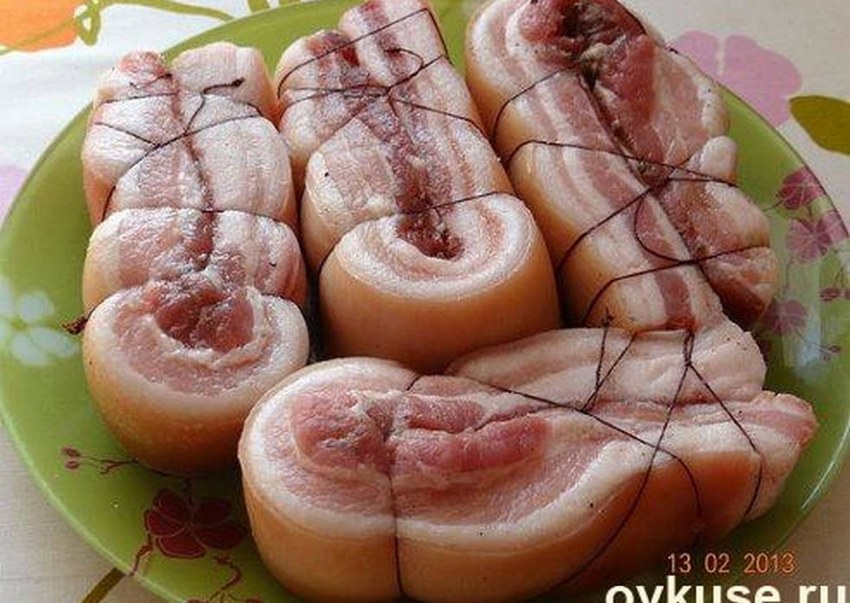 Вкусное сало