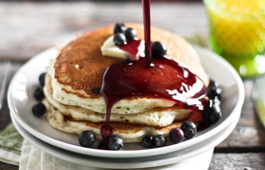 Pancakes with Bacon