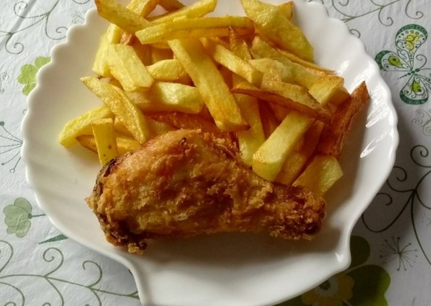 Картофель дольками