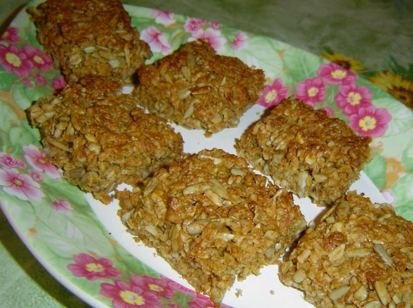 Козинаки с овсяными хлопьями