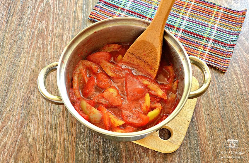 Лечо из кабачков