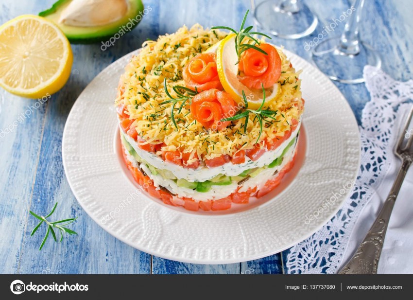 Красивые легкие салаты