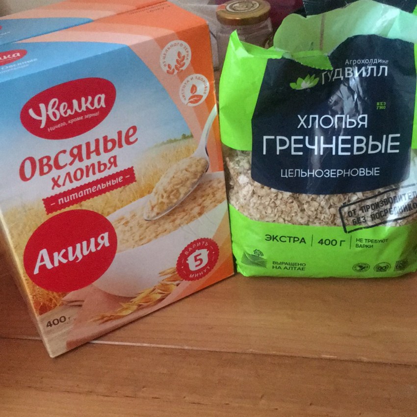 Гречневые хлопья в стаканчике