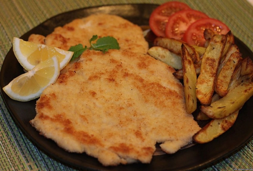 Шницель куриный Миндибеков
