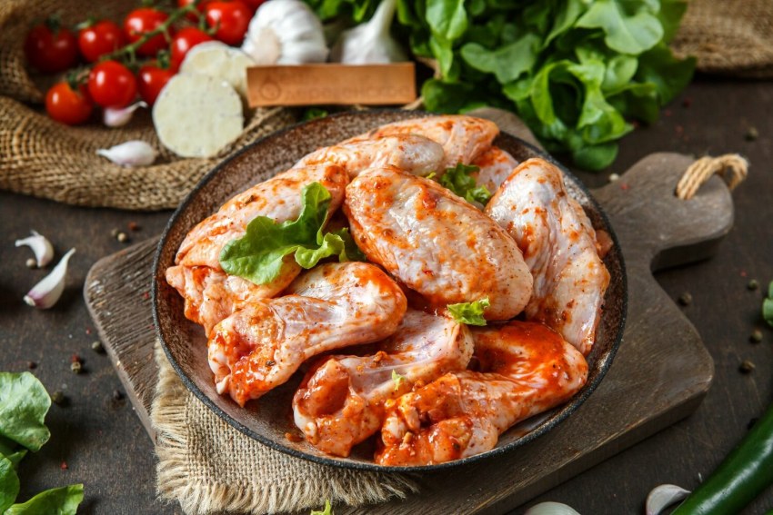 Крыло куриное в маринаде барбекю