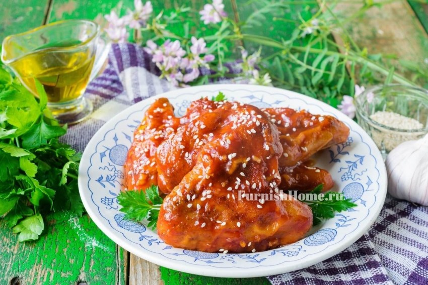 Маринад для курицы крылышки