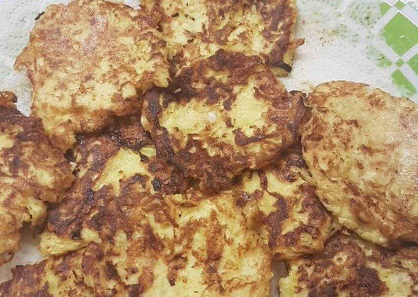 Кабачковые блины с творогом
